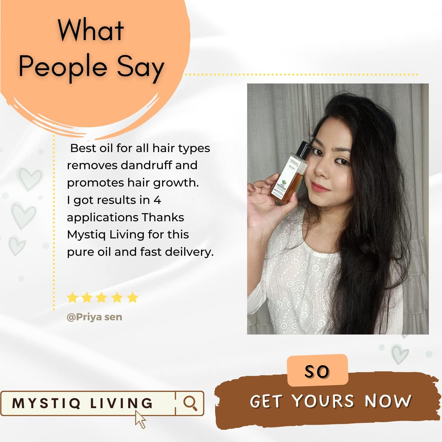 Mystiq Living Specials - Maha Bhringraj Hair Oil,100Ml | 9 Ayurvedic Extracts image number 5