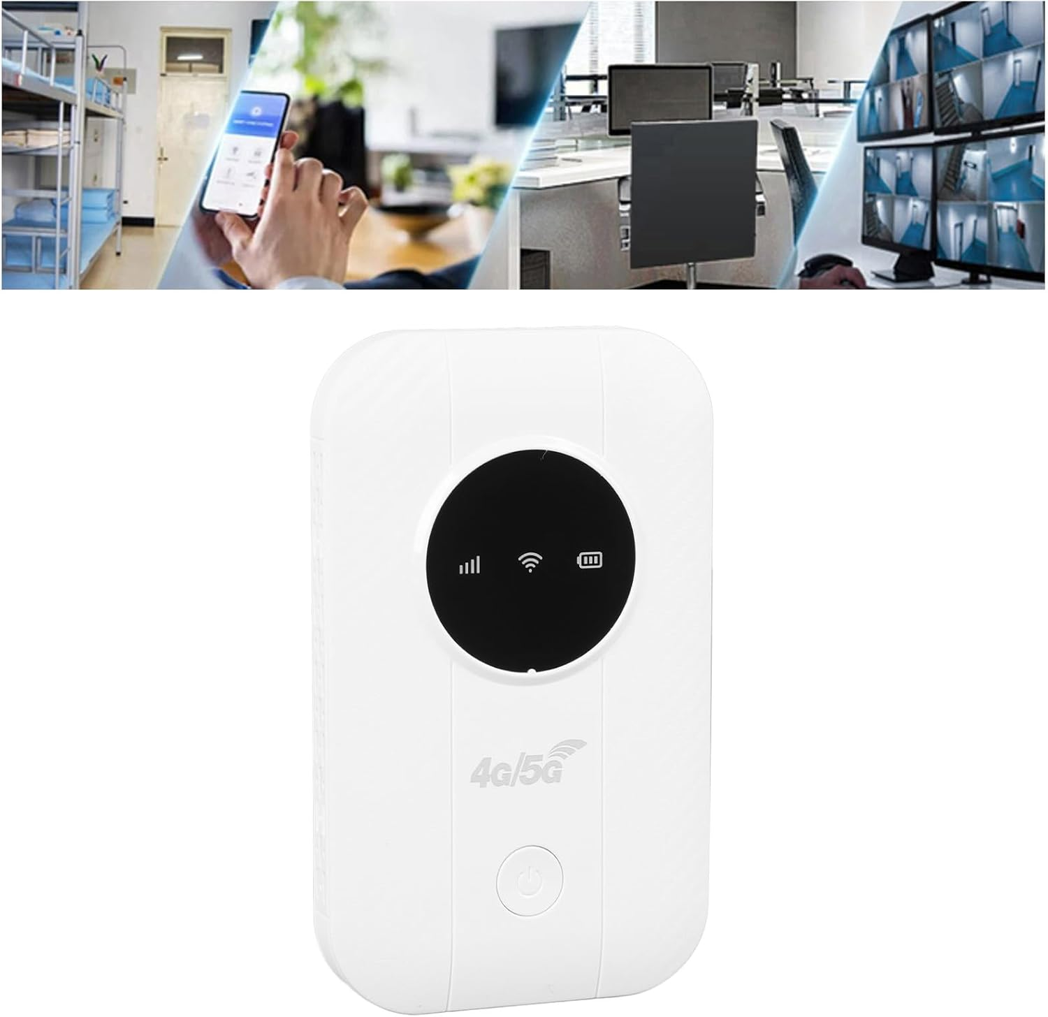 4G 5G Router, Mobile Wifi Hotspot, 300Mbps Hotspot up to 10 Devices, with SIM Card Slot, Portable Router, for Travel Business Trip Work image number 5