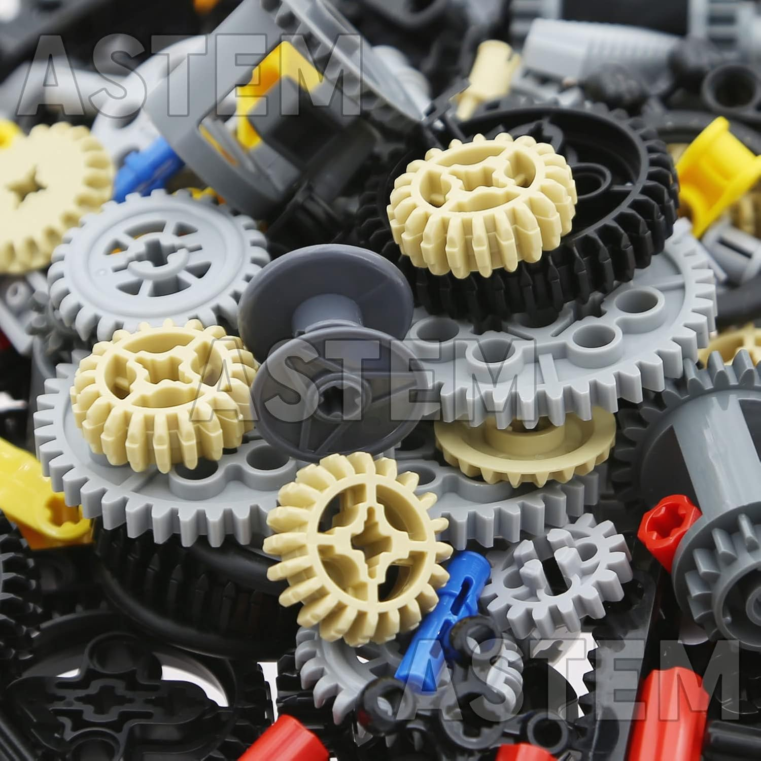 398 Technic Parts Group EV3 Replacement Building Block Parts Regular-Sized Mechanical Parts Include Gear,Axle,Tooth Gear. image number 1