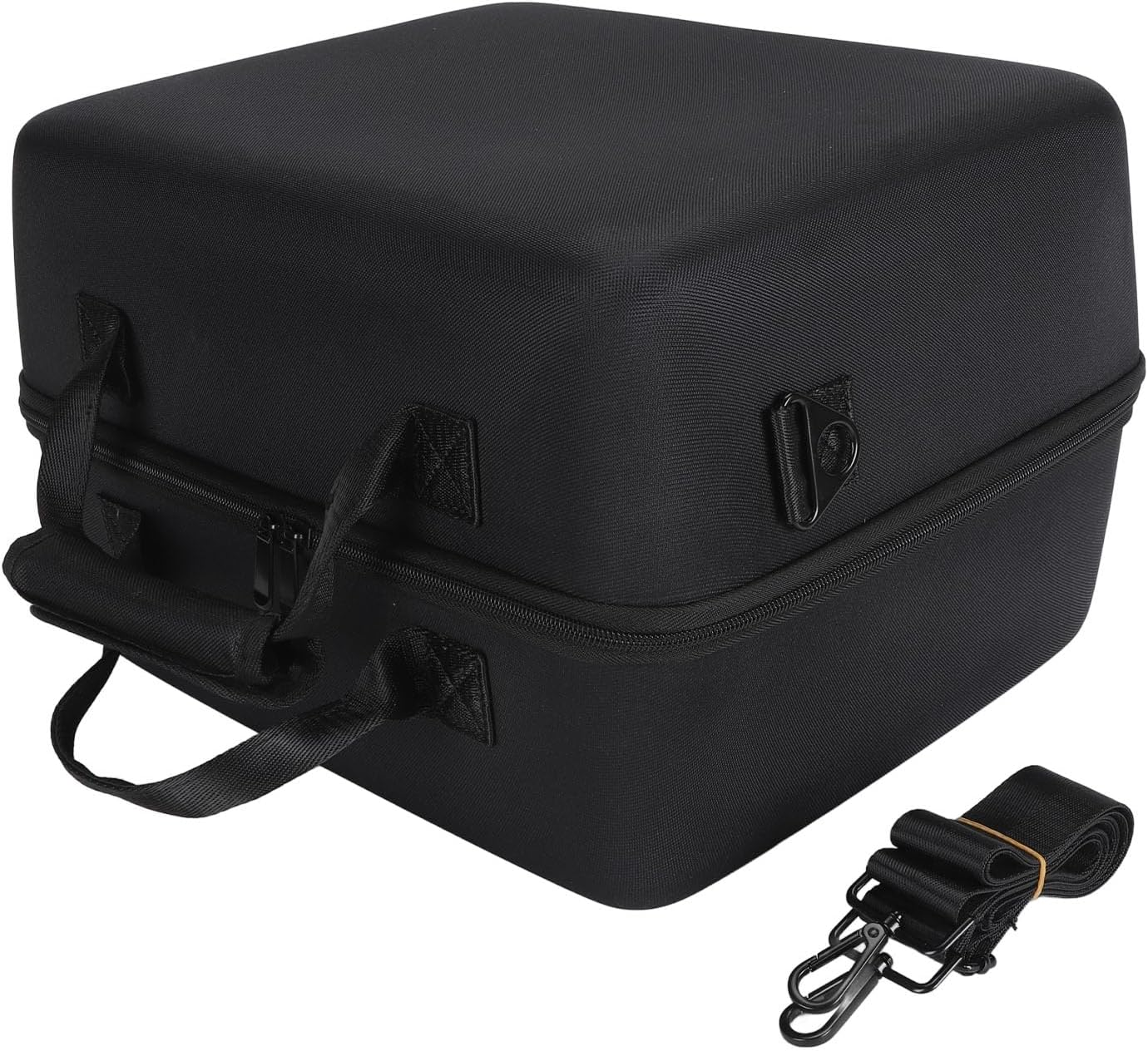 Hard Portable Speaker Storage Bag for S1 PRO Plus, Speaker Case with Microphone and Power Cable, Black, Waterproof, Durable, Drop Resistant, Comfortable Handle image number 5