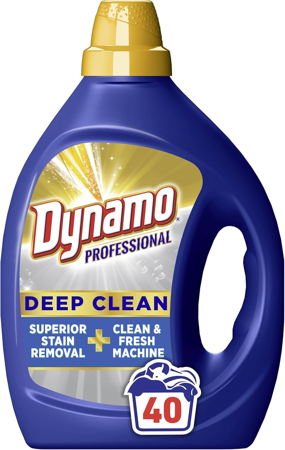 Dynamo Professional Clean & Fresh Machine Laundry Detergent 2L, 40 Washloads, Washing Liquid for Tough Stain Removal, Eliminates Machine Dirt, Odour, and Residue over Time image number 1