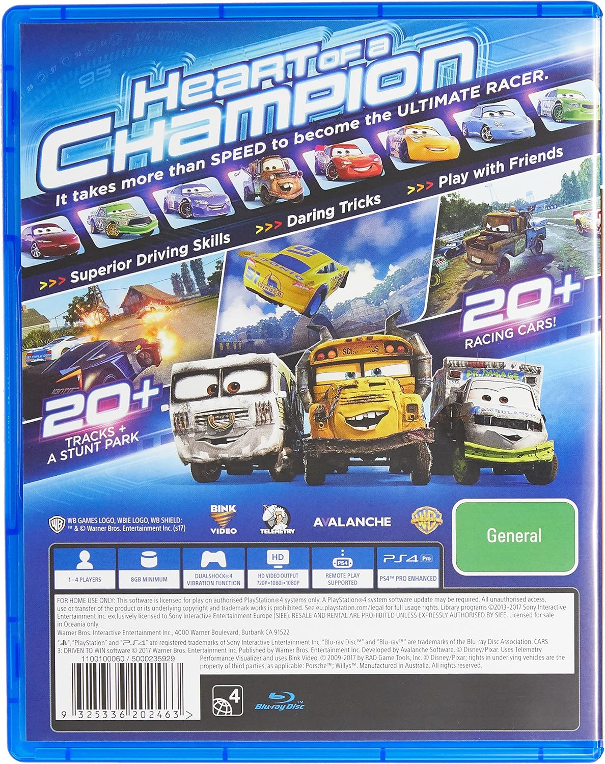 Cars 3: Driven to Win - Playstation 4