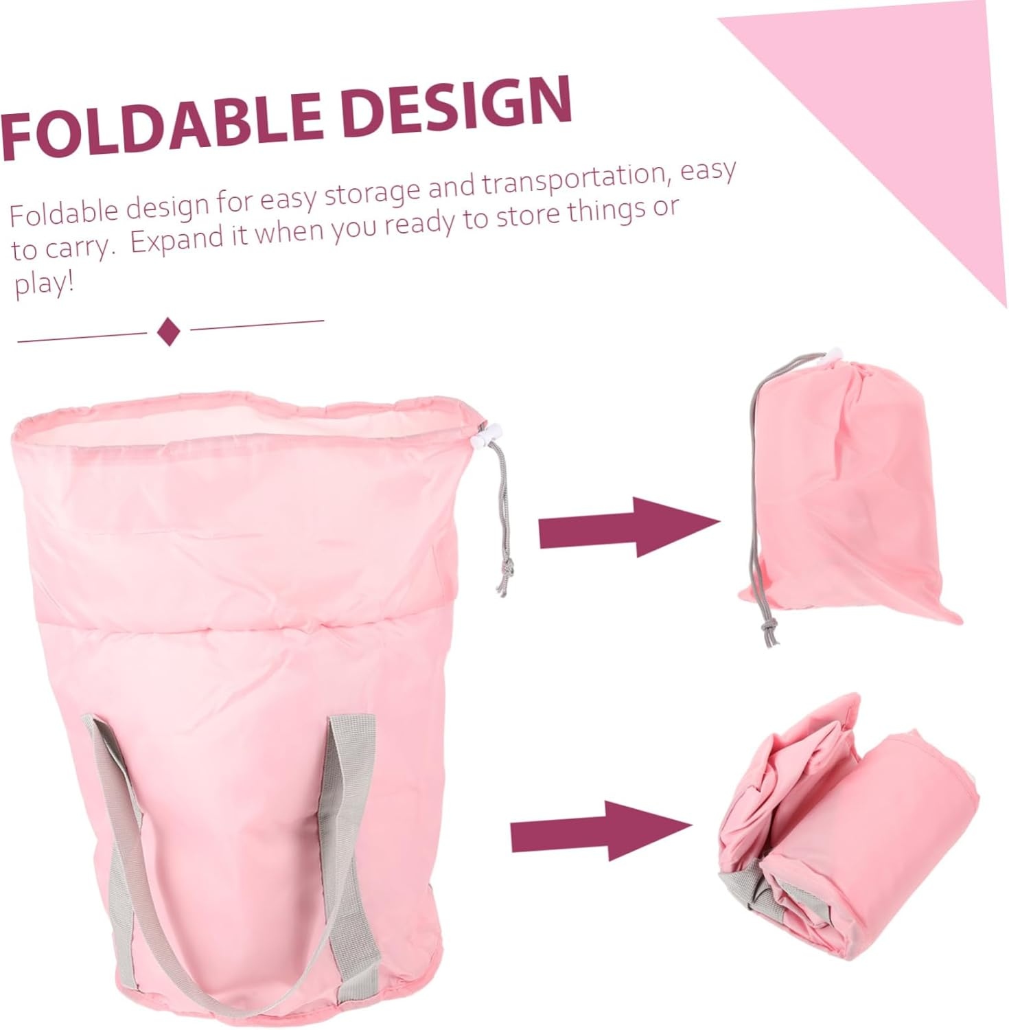 KOMBIUDA Foot Soak Tub Collapsible Basin Collapsible Foot Basin Foot Bath Basin Foot Bucket Foot Soak Basin Feet Soaking Tub Collapsible Bathtub Calf Oxford Cloth Foot Bag Travel image number 4