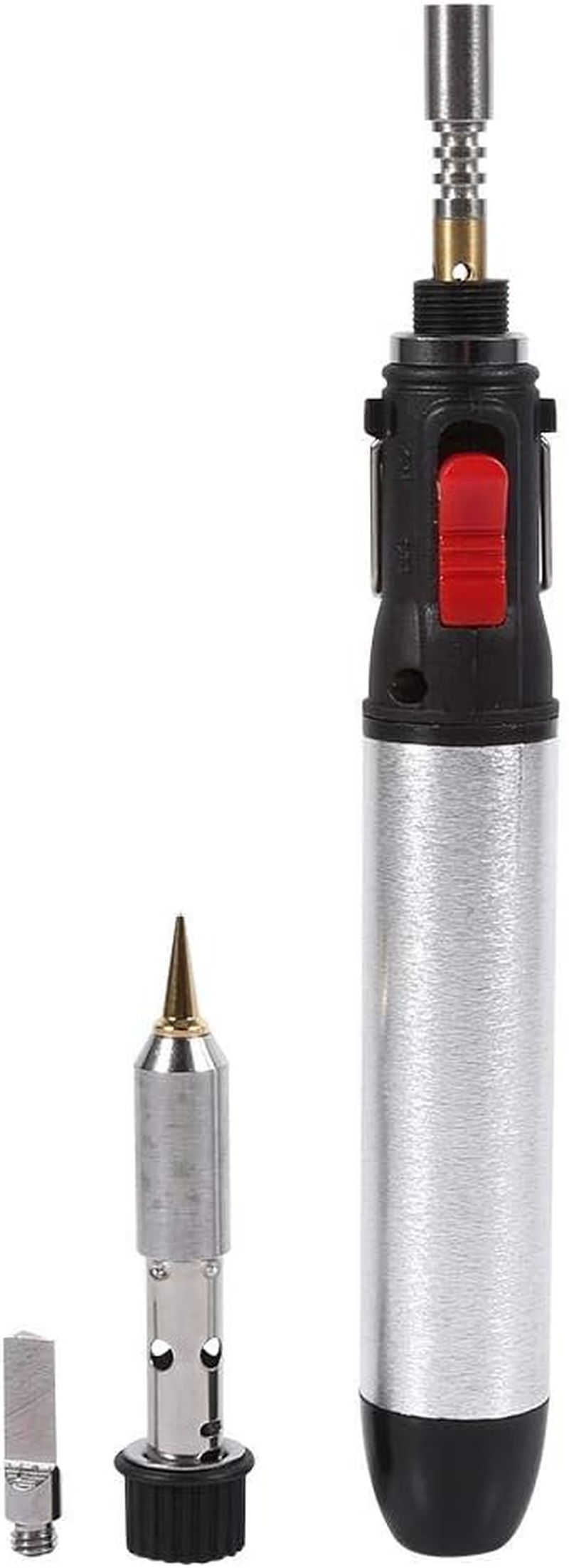 Pen Type Gas Soldering Iron, 4 in 1 Cordless Butane Gas Soldering Iron Kit Temperature Adjustable Welding Torches Tool, Soldering Tools