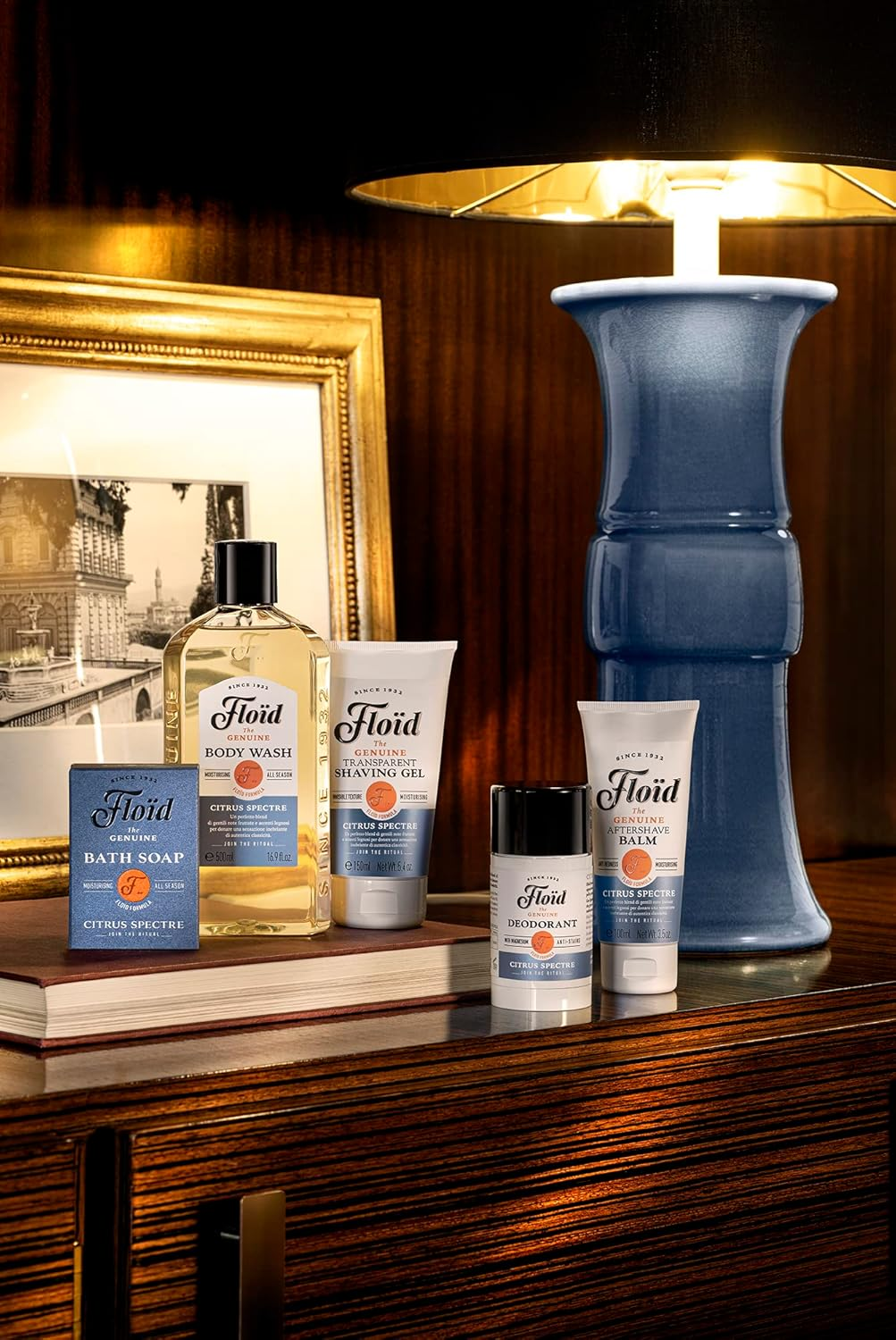 Flo&iuml;d Citrus Spectre Aftershave Balm (100 Ml), Soothing after Shave Balm for Men with Allantoin, Glycerin and Aloe Juice Moisturises, Protects and Regenerates the Skin image number 1