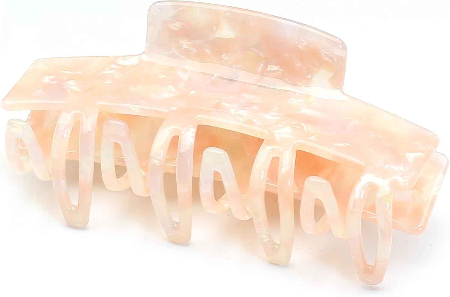 Square Hair Clip Beautiful Women'S Hair Clip Headpiece Elegant Hair Accessory 1 Piece (9.8 Cm X 4.2 Cm, Pink) image number 1