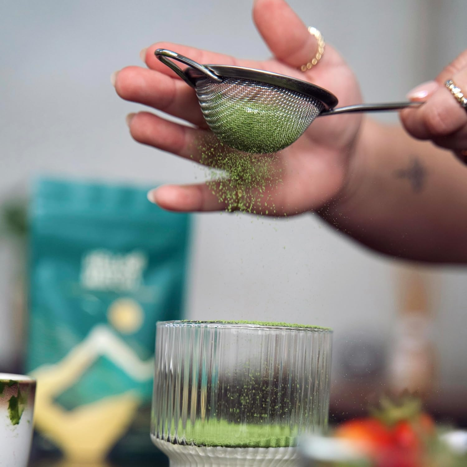 Hello Matcha Ceremonial Matcha 50G - Premium Japanese Matcha from Uji, Kyoto | Authentic Green Tea Powder for Traditional Tea Ceremonies, Lattes and Daily Drinking image number 6