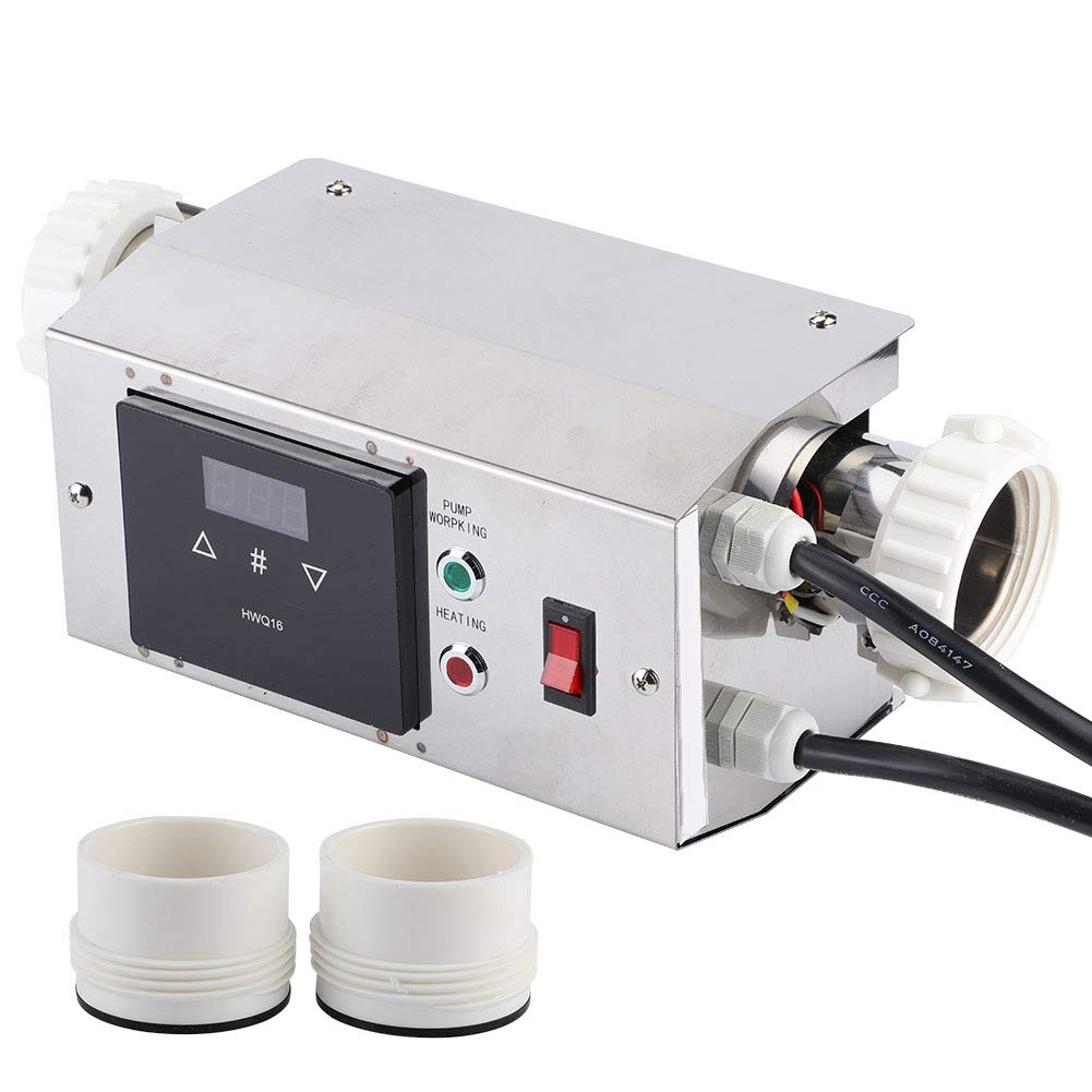 SPA Thermostat Temperature Controller, 2KW Pool Heater Temperature Controller Digital Thermostat for Swimming Pool Spa(American) image number 2