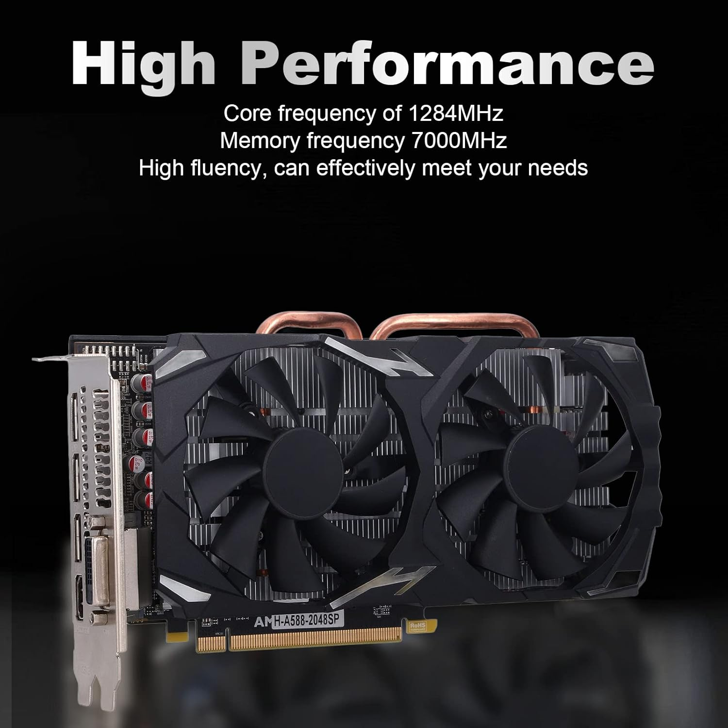 8GB Graphics Card, DDR5 256Bit Computer Graphics Card for Gaming PC, DP HDMI DVI Output, Gaming Graphics Card for Windows 10 11 for Linux (RX580 8GB GDDR5 256BIT)