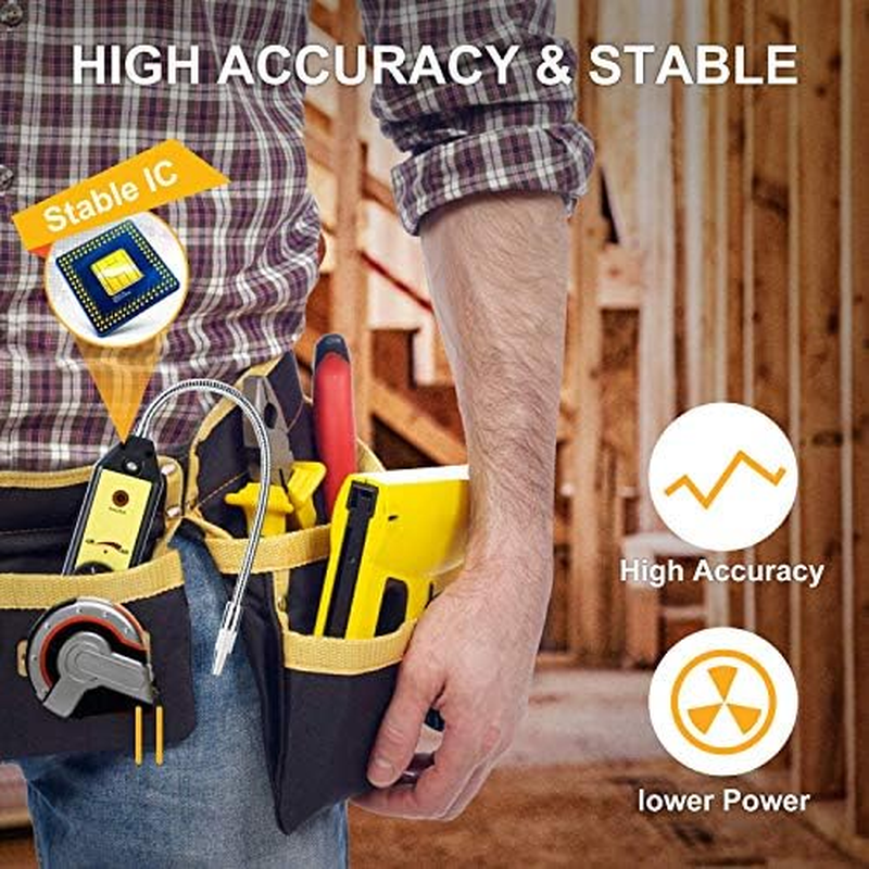 Refrigerant Freon Leak Detector with Indicator Light, High Accuracy and Instant Halogen Gas Leakage Tester for Hfcs Cfcs Cfcs Halogen R134A R410A R22A Air Condition HVAC image number 4