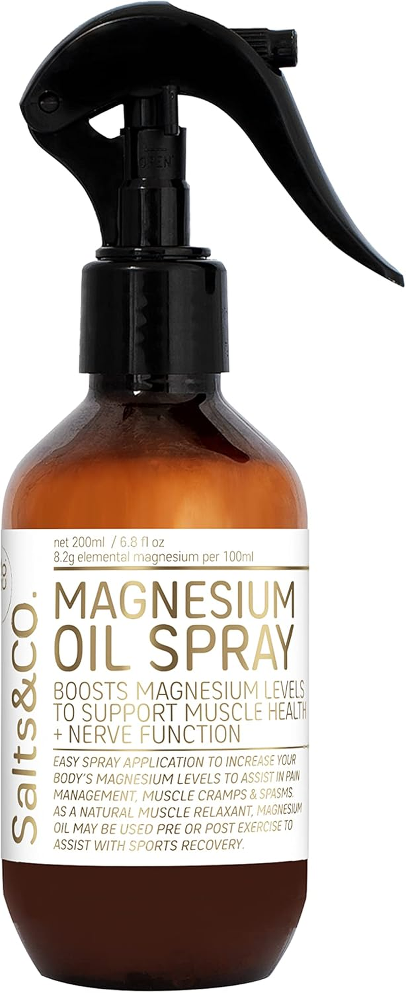 Salts & Co. Magnesium Oil Spray 200 Ml image number 3