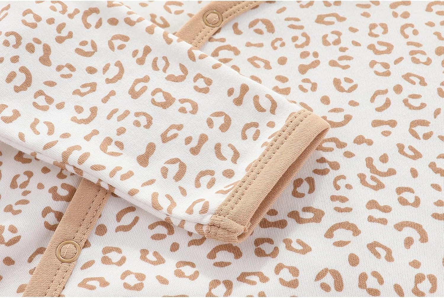 JELYLOVE Unisex Baby Boy Girl Footies Rompers Cotton Long Sleeve 3 Pack Infant Jumpsuits 0-12Months Babies' Outfits image number 6