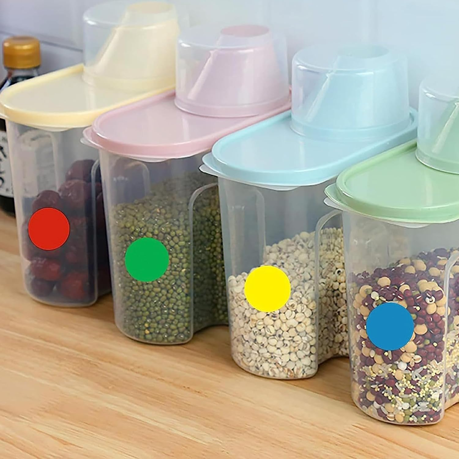 VANRA 10000 PCS Colored Dot Stickers 3/4 Inch Removable Color Coding Labels Set round Color Coded Dots Circle Stickers Bulk 10 Colors for Student, Office (10 Rolls) image number 6