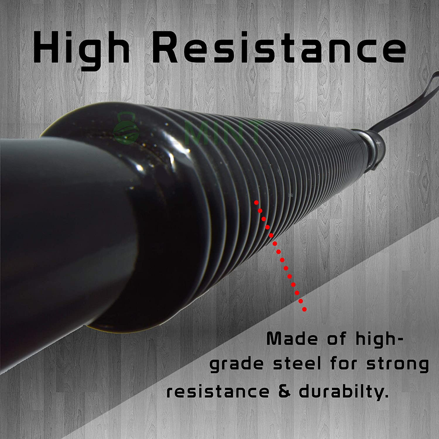 MOVEMINT Power Twister Chest Resistance Spring Bar Exerciser (20KG to 100KG Options) image number 4