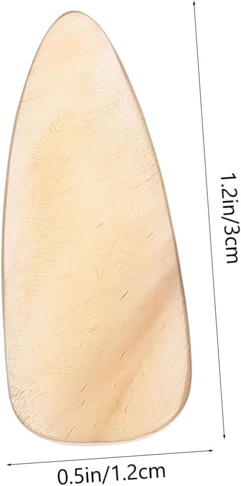 Minkissy Professional Guzheng Nails Large Size 8 Pcs Set Guzheng Supplies Ergonomic Curve Design Smooth Round image number 2