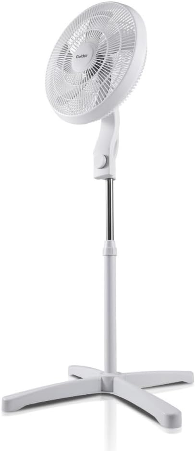 Goldair 5 Blade 40Cm Pedestal Fan White