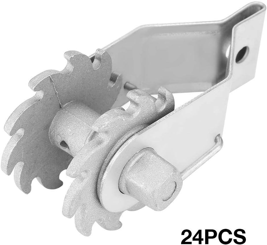 Wire Fence Strainer, 24Pcs Aluminum Alloy Inline Ratchet Strainer Fence Wire Tensioner for Electric Fence Farm Fence image number 4