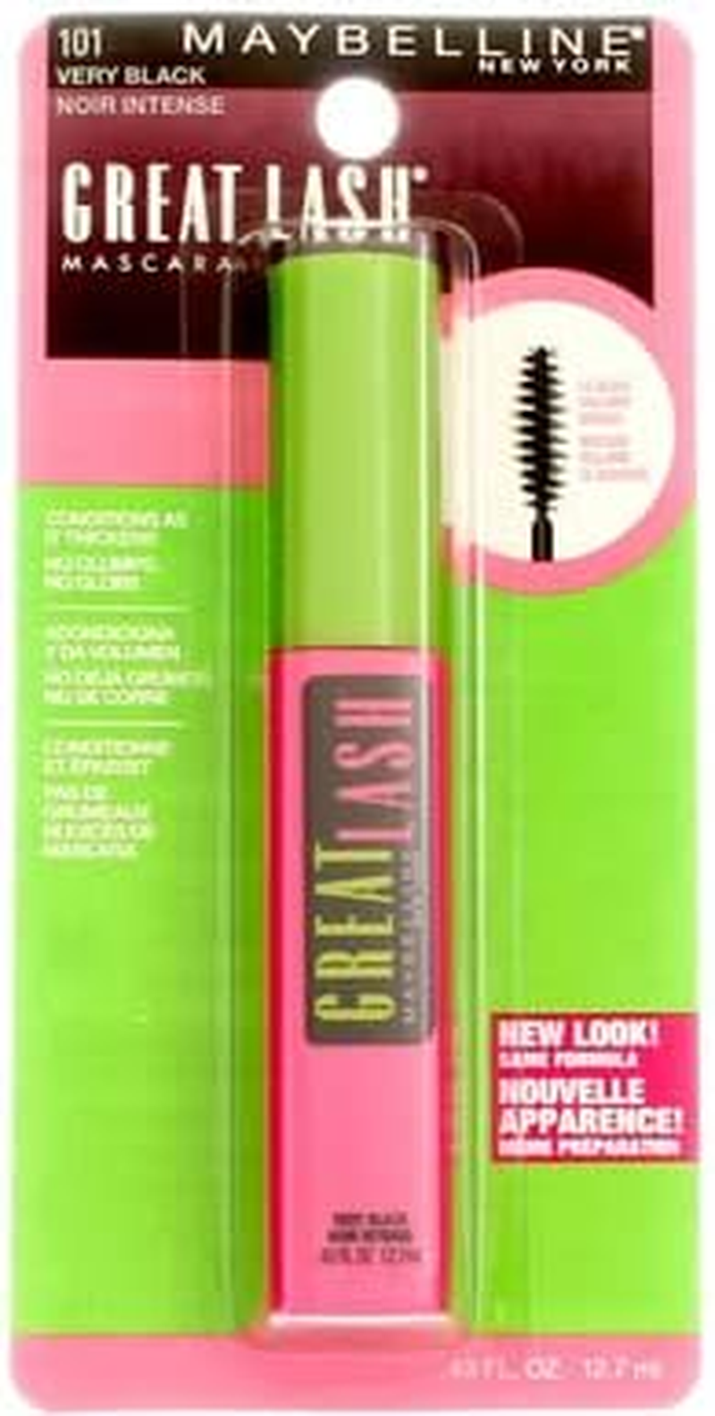 Maybelline Great Lash 101 Very Black Mascara image number 2