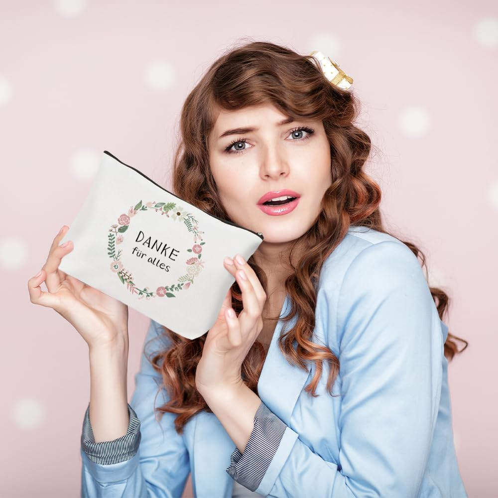 Make-Up Bags Thank You for Everything, Mother'S Day Gifts, Valentine'S Day, Birthday Gift, White image number 2