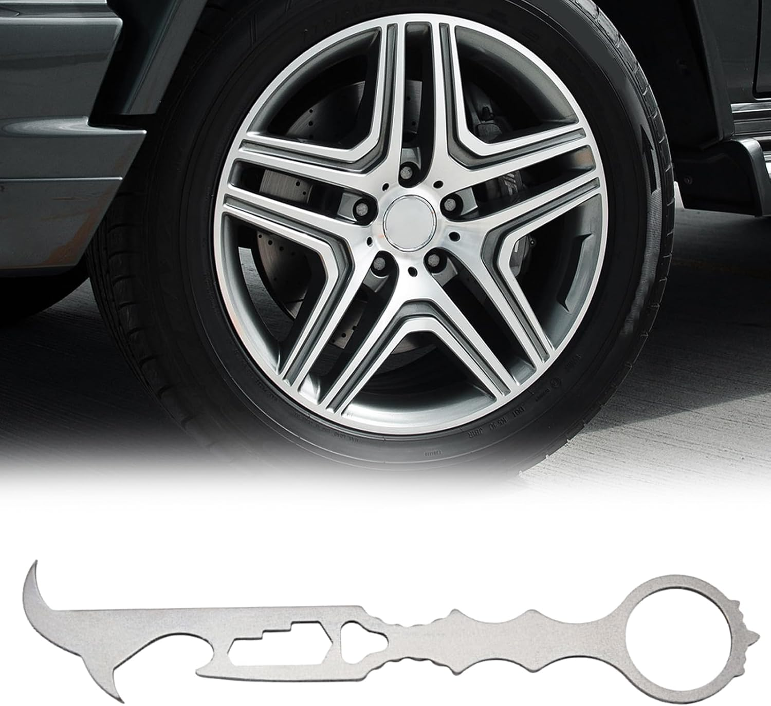 Tire Stone Remover for Car,Tyre Rock Picker for Automotive | Car Tire Rock Remover Tool | for Motor Bike Wheel Gravel Vehicle Outdoor Men Truck Rv Sedan image number 1