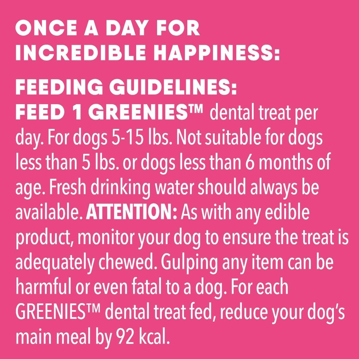 Greenies Puppy Dental Dog Treats Original Teenie 340G Bag image number 3