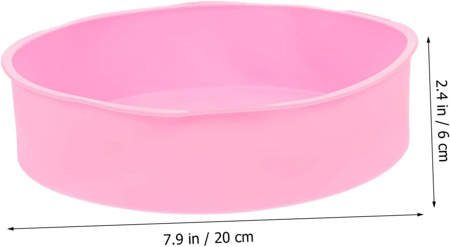 Alipis Silicone round Cake Pan Baking Mold Easy Release Sturdy Design for Layer Cakes Random Color image number 3