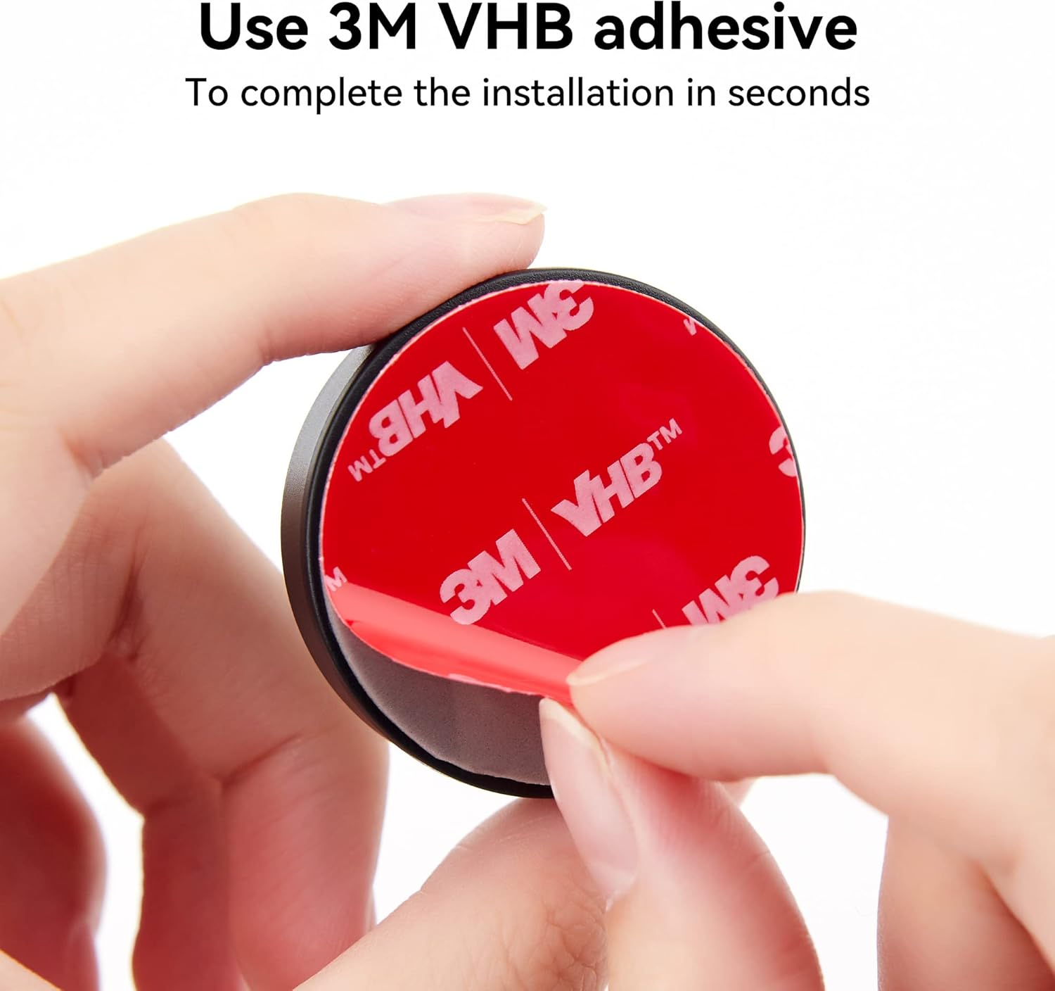 IPX8 Waterproof Airtag Holder,4 Pack Adhesive Mount 3M VHB Carbon Fiber, for Apple Airtag Case Ultra-Durable, Airtag Sticker Mount for Luggage Bike Scooters Drone Camera Hidden Case image number 5