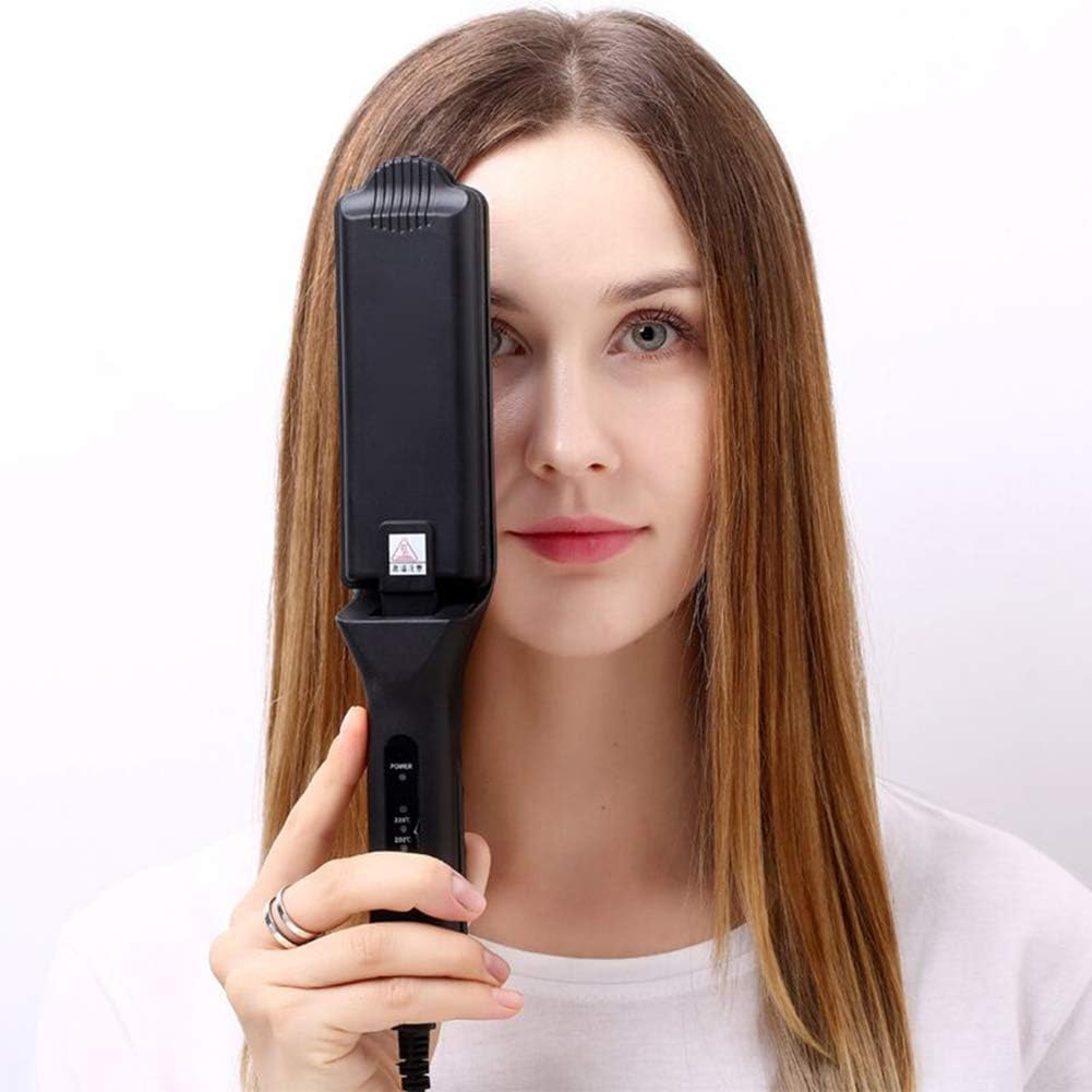 Corrugated Iron Hair Corrugation Anti-Scald Hair Crimper Irons Fluffy Wave Iron Width Plate Styling Tools 110-220 V image number 2