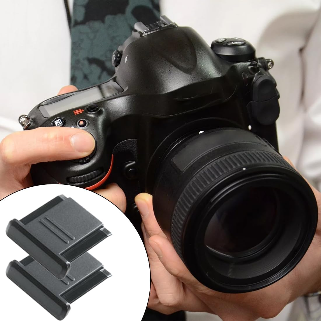 4-Piece Hot Shoe Cap, BS-1 Protective Cap, Hot Shoe Protective Cap, Hot Shoe Cap for Nikon, Canon, Pentax and More! image number 2