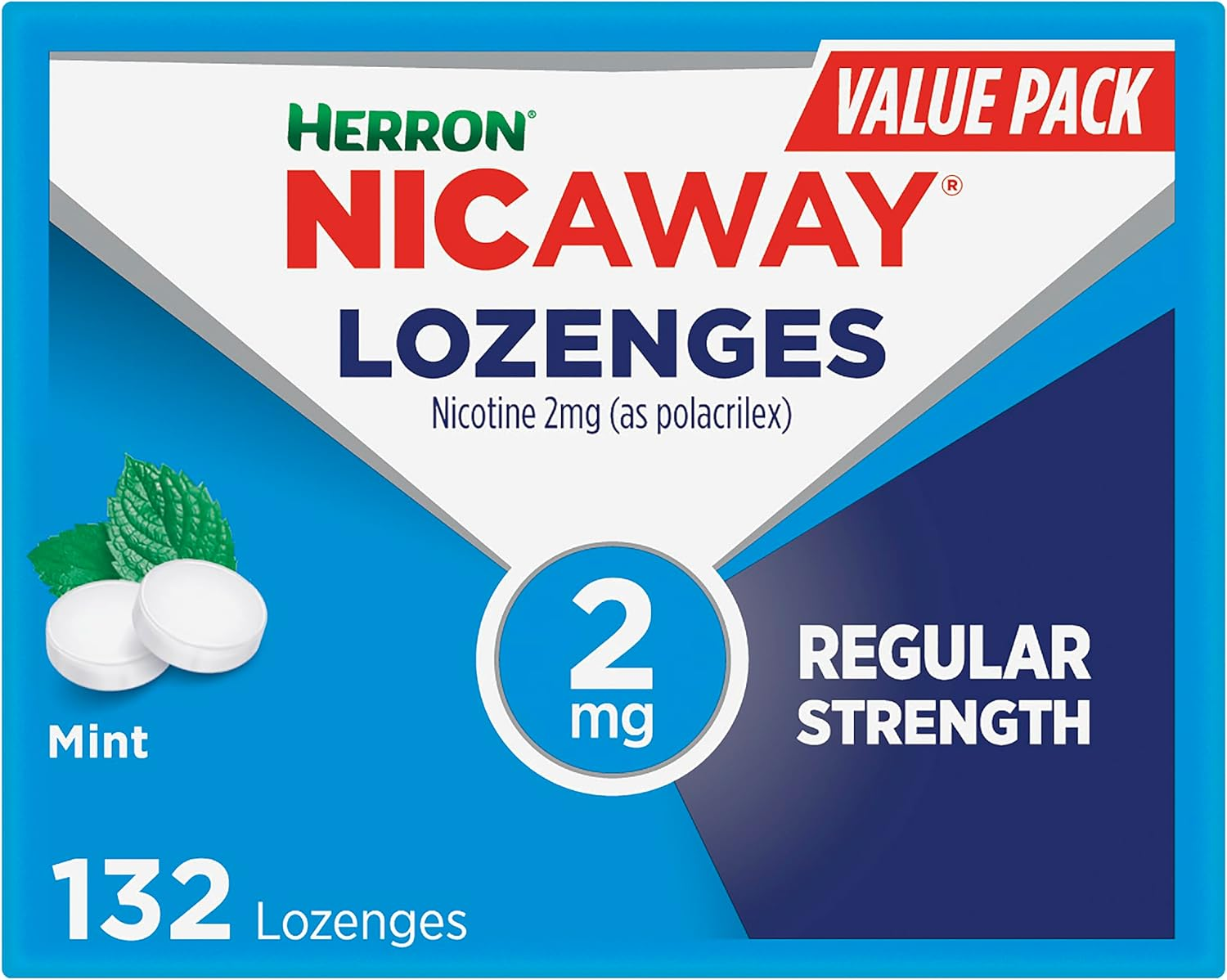 Nicaway 2Mg Stop Smoking Mint Lozenge (Pack of 132) image number 4