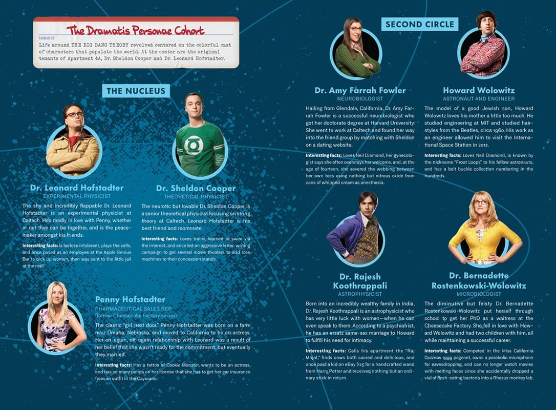 The Big Bang Theory Book of Lists: the Official Guide to Characters, Quotes, Timelines, and Memorable Moments image number 3