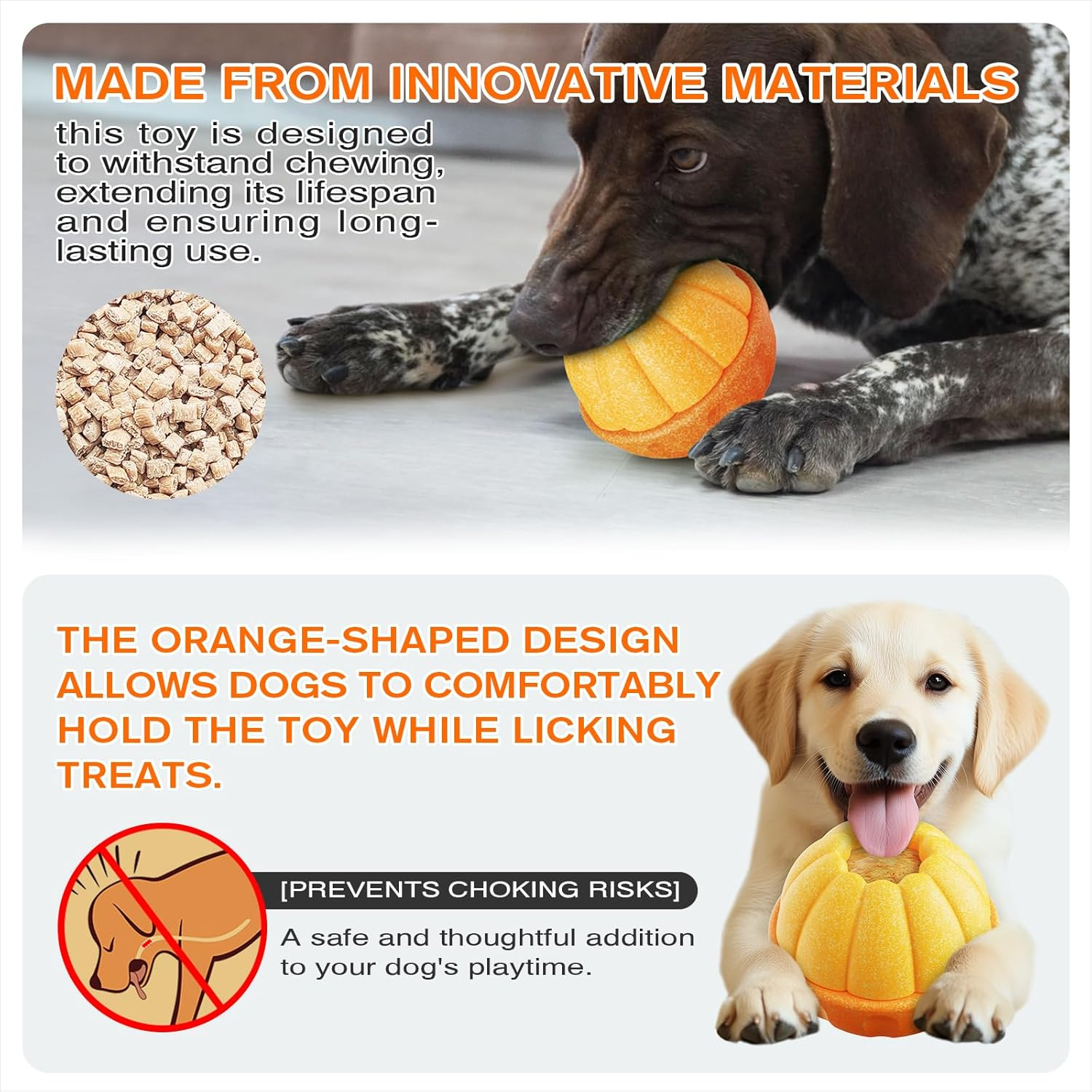 KADTC 3-In-1 Durable Dog Frostlick Toy, U.S. Brand & Design,Long-Lasting,Large Capacity Fillable Treat Ball, Freeze-And-Play Lick Cup & Food Dispenser, Indestructible Dog Chew Toys - Boredom Buster image number 5