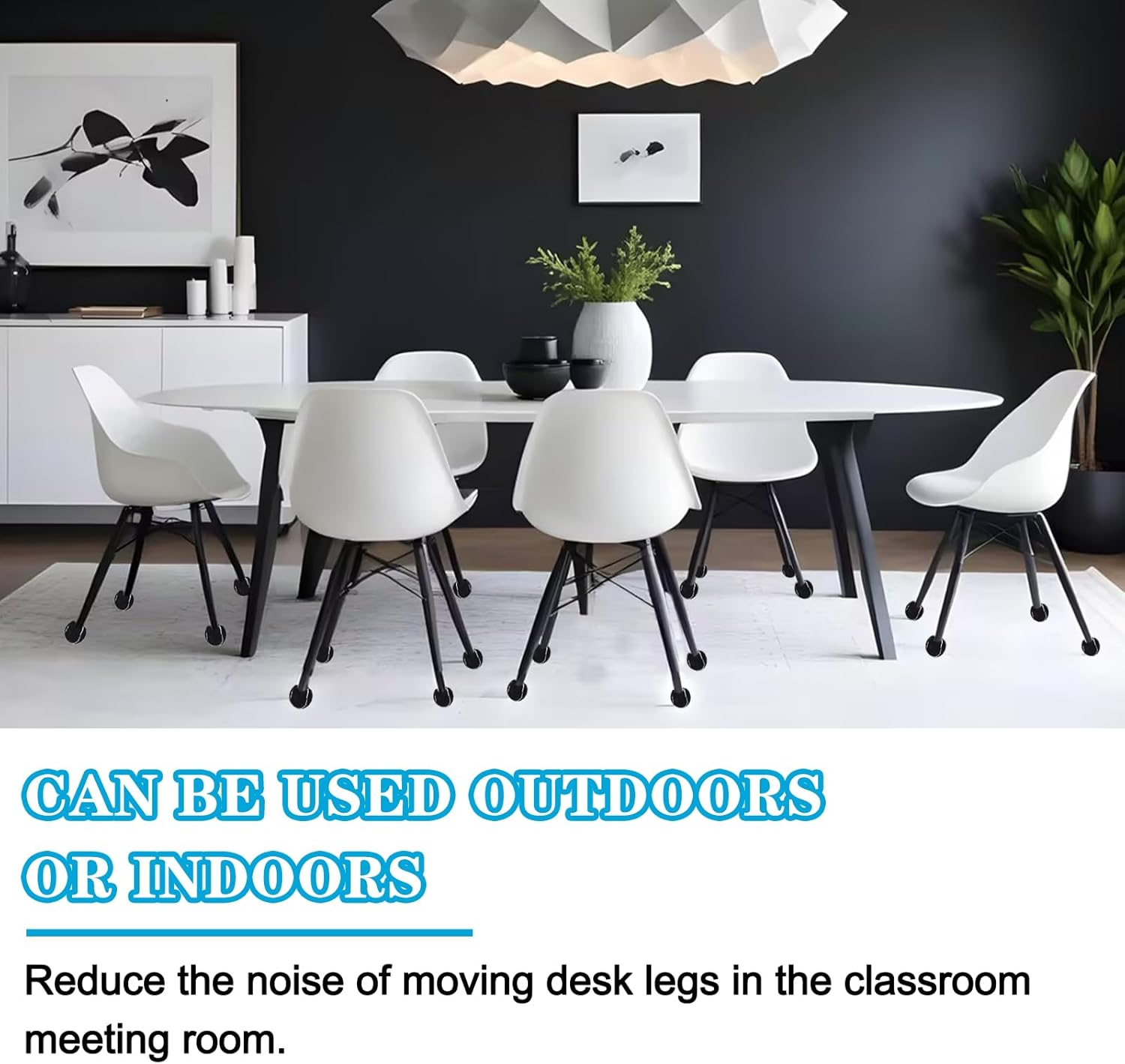 20 Pcs Precut Tennis Balls for Chairs, Non-Slip Tennis Balls for Furniture Legs, Tennis Ball Chairs Foot Covers Floor Protection Precut Tennis Balls for Furniture Legs and Floor Protection (Black) image number 4