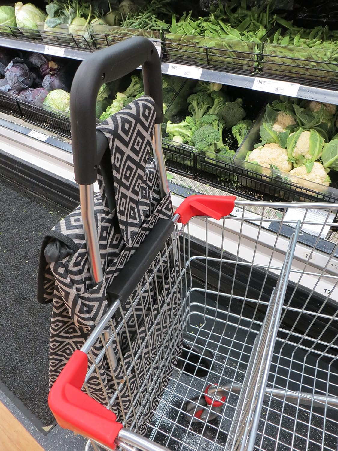 Karlstert Gokart Shopping Trolley, 43 Litre Capacity, Abstract