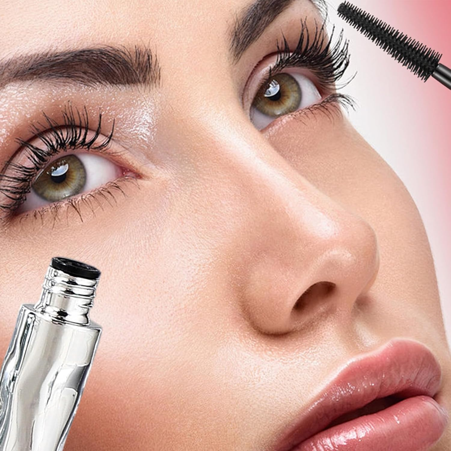 Waterproof Iron Wand Mascara for Fine Short Eyelashes - Telescopic Tubing Mascara Black for Length - Smudge Proof No Flaking No Clumping Curling and Lash Lift Effect, Hypoallergenic (8 PCS) image number 4