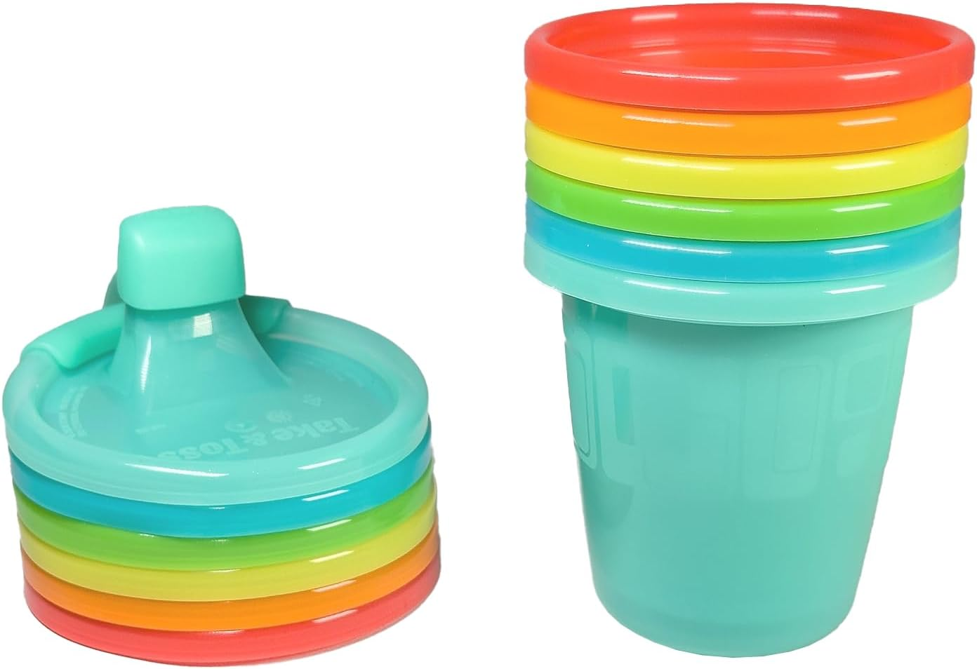 The First Years Take & Toss - Spill Proof Cups (6Pcs) image number 6