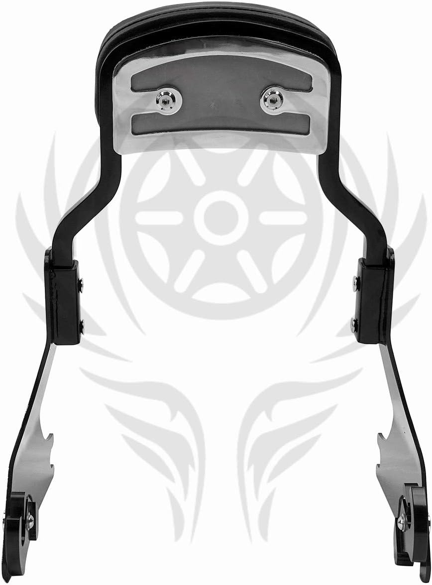 Detachable Sissybar for Harley Sportster XL 883 1200 Forty Eight Chop Style 2004-2020 (Gloss Black)
