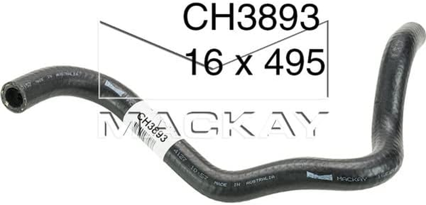 Mackay CH3893 Heater Hose for Mitsubishi CC Lancer 1.5L I4 Petrol for Automatic & Manual