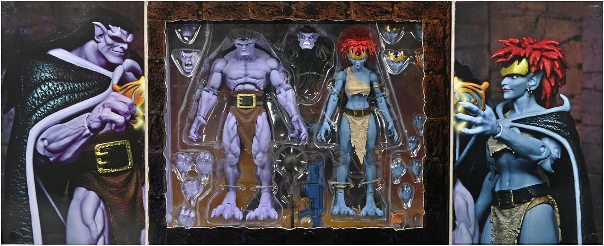 NECA Collectible 2-Pack Gargoyles: Vows Ultimate 7" Scale Action Figures - Goliath and Demona image number 4