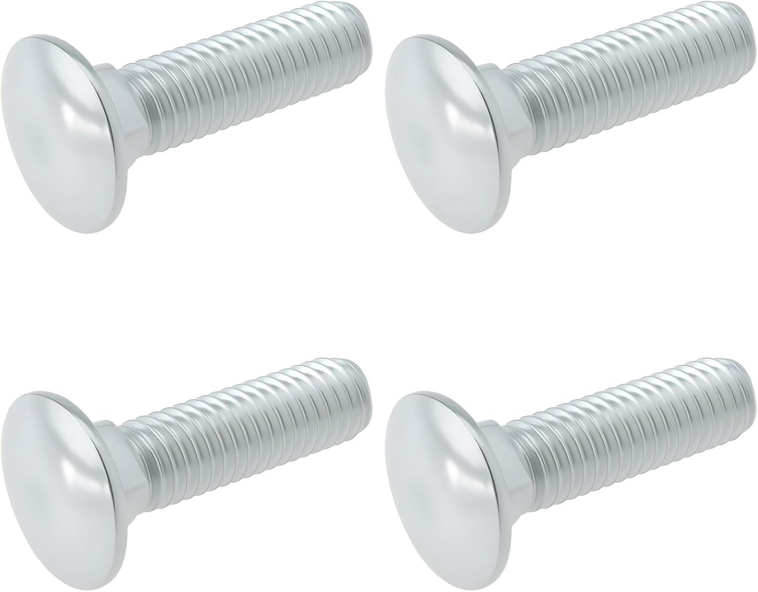 SG Store 4Pcs Car Collision Avoidance Bumper Chrome Screw M8X30Mm 113707191B Compatible with VW Kaefer image number 4