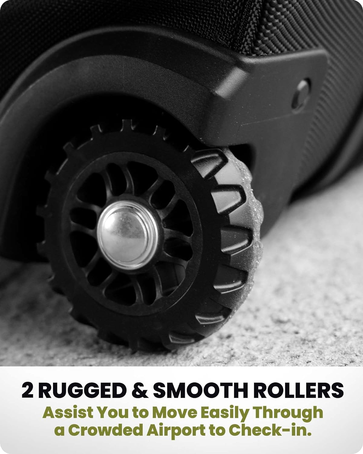 Outdoormaster Golf Travel Bags for Airlines with Wheels and Hard Case Top, Protect Golf Clubs, Lightweight and Easy to Maneuver, Upgrade Version - Grey image number 6