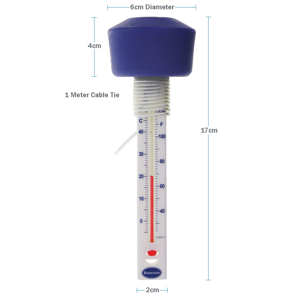 Floating Swimming Pool or Pond Thermometer Easy to Read Water Gauge image number 2