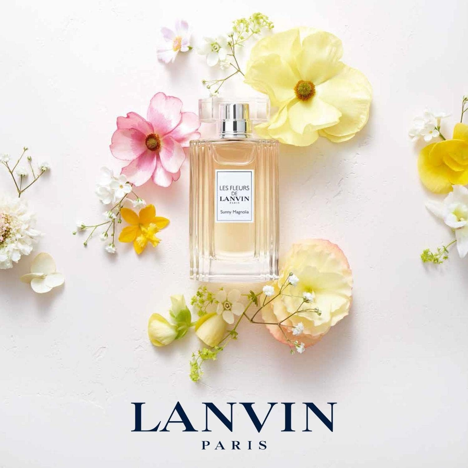 Les Fleurs De Lanvin Sunny Magnolia by Lanvin Eau De Toilette Spray 3 Oz for Women image number 4