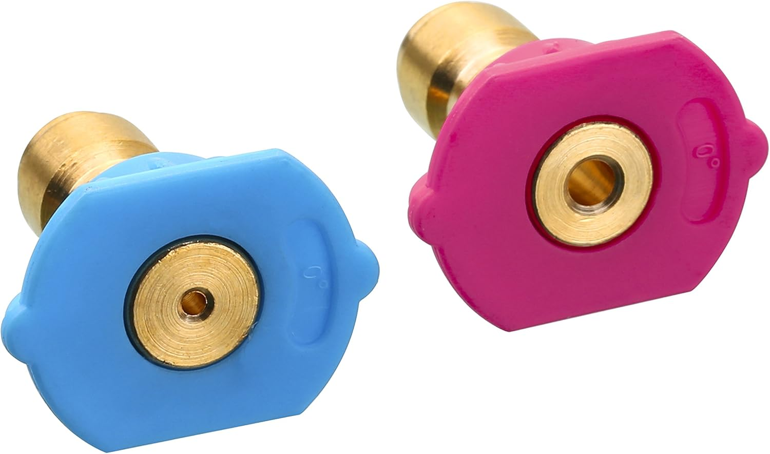 M MINGLE Second Story Quick-Connect Nozzle Tips for Power Washer, Soap and Rinse Jet Stream, Long Range Nozzle,1/4 Inch, 4000PSI, 2-Pack image number 1