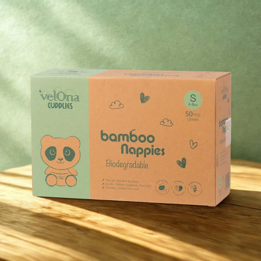 Biodegradable Bamboo Nappies by Velona Cuddlies: Eco-Friendly & Gentle