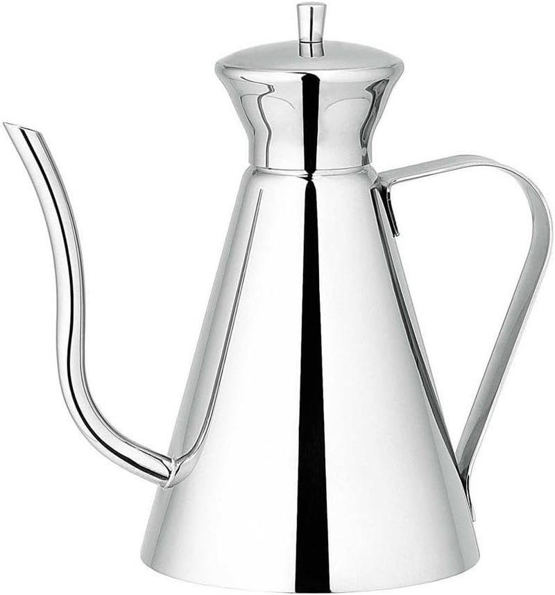 Avanti Art Deco Luxury Oil Can, Silver