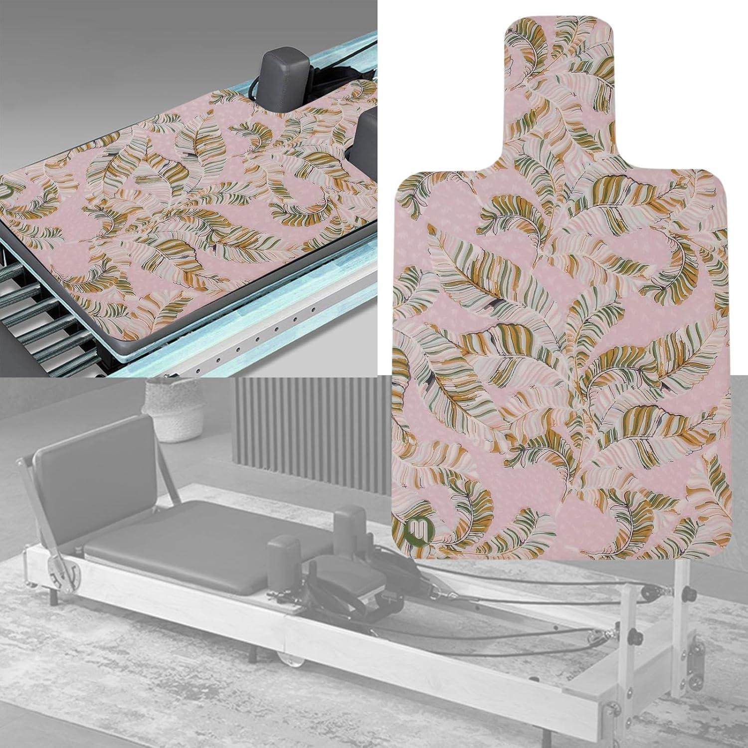 Pilates Reformer Mat Pilates Reformer Cover Nonslip Travel Yoga Mat Pilates Mat for Reformer for Gym and Yoga Accessories image number 5