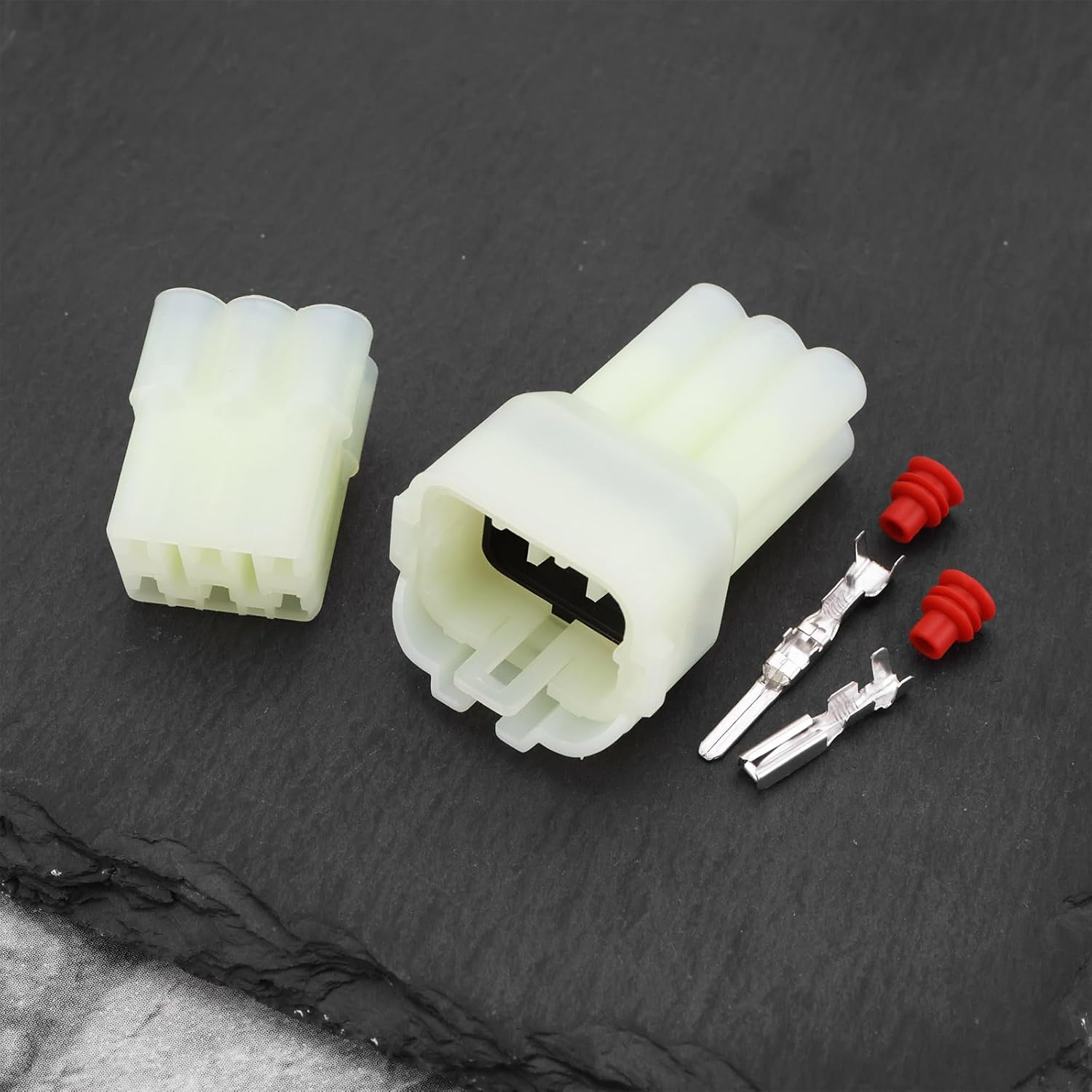 VGOL 2 Pairs 6Pin Motorcycles Sealed Electrical Connectors 6189-6171 6180-6181 Compatible with Sumitomo HM 090 image number 4