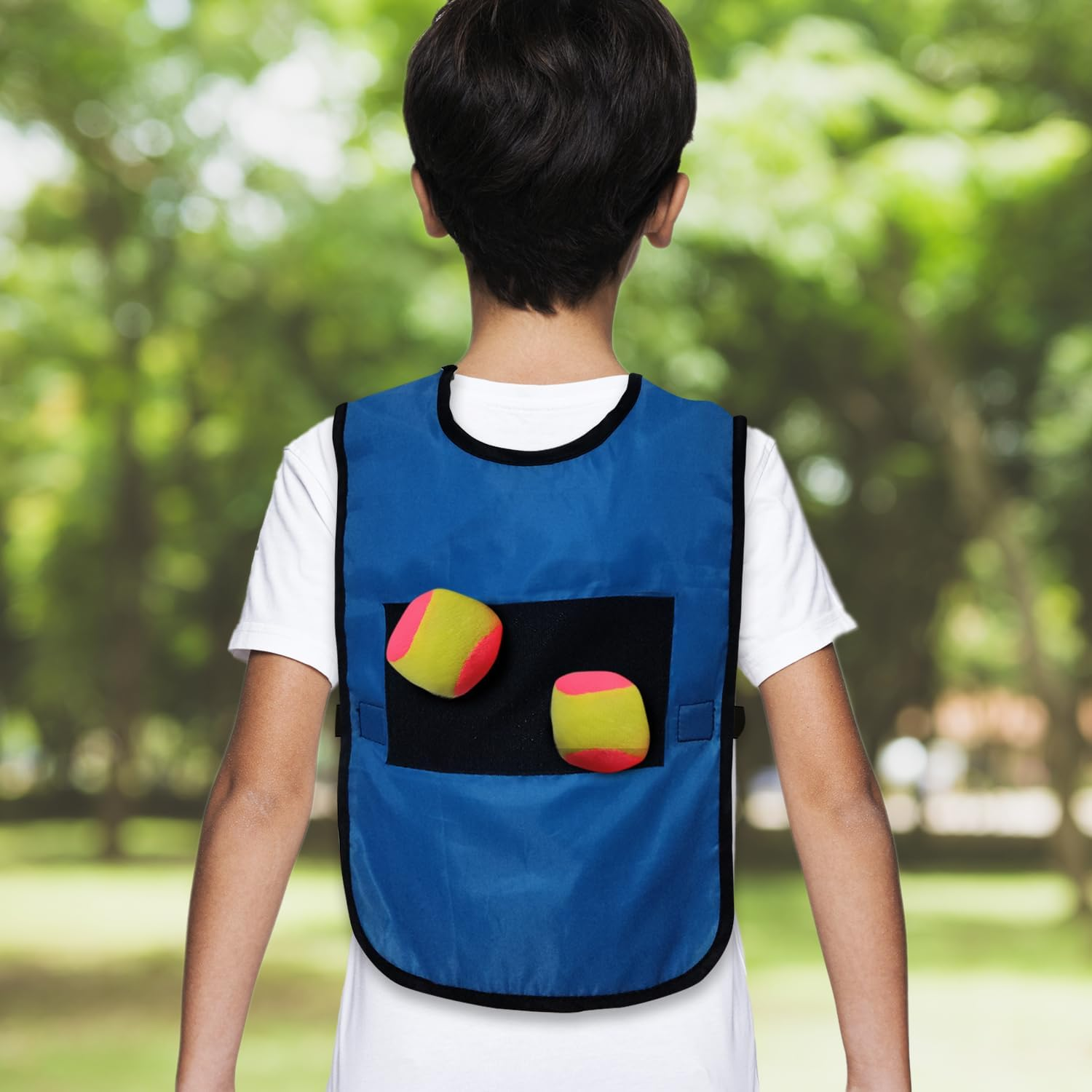 Mad Monkey 2000044 Velcro Catching Game Blue Red image number 2