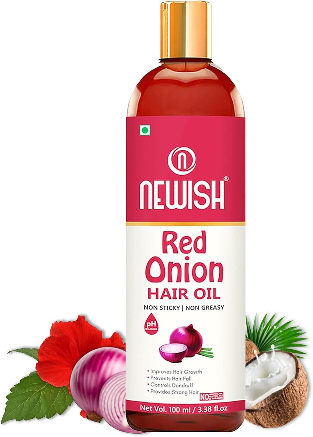 Newish&reg; Onion Hair Oil for Hair Growth & Hair Fall Control (100Ml) image number 5